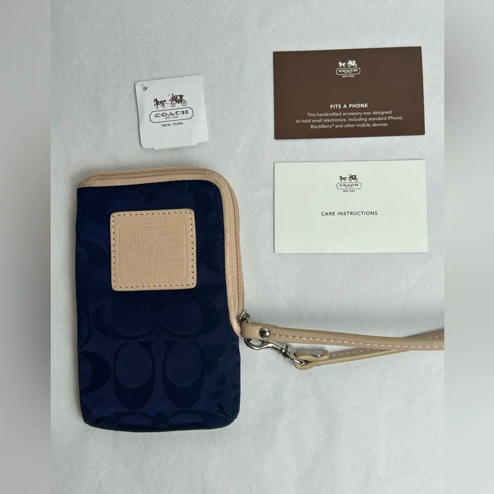 Coach Phone Holder Case Wallet